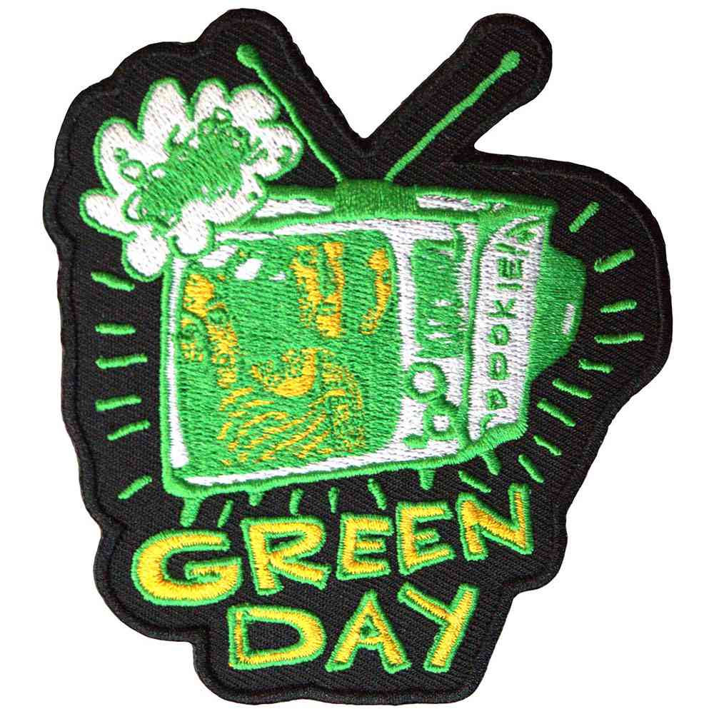 Green Day - Longview TV Patch - Schwarz/Grün